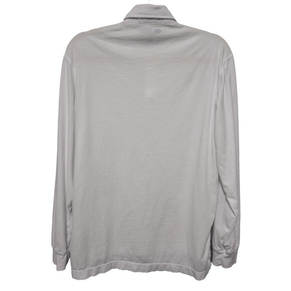 Onward Reserve Polo Men Size M* Perry Long Sleeve White Versatile Pullover Shirt - Picture 2 of 11